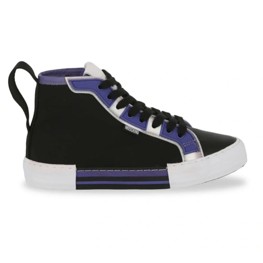 EUC MOSCHINO Tri Tone High Top Sneakers